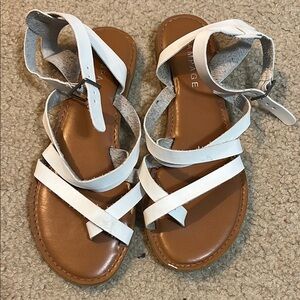 Rampage White Strappy Sandals